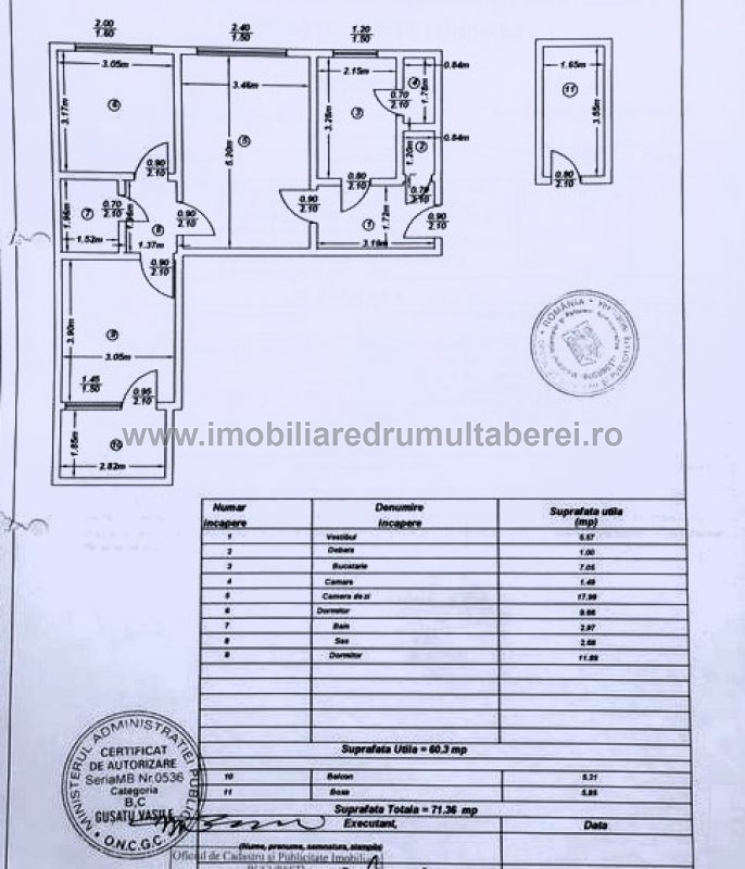 vanzare apartament 3 camere, Valea Argesului, Metrou Raul Doamnei, cf 1, parter inalt/4, semidecomandat, centrala, bloc reabilitat,         pret 127.500 EUR