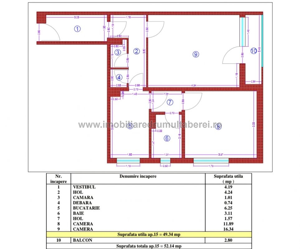 vanzare apartament 2 camere, Parc Drumul Taberei, cf 1, etaj 2/10, circular, mobilat,        pret 135.000 EUR